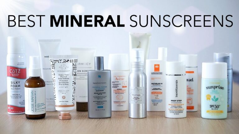 best mineral sunscreen for face